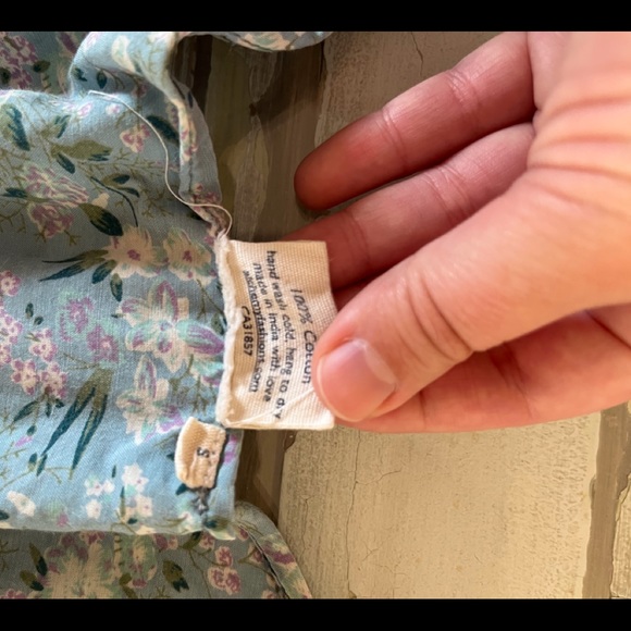 Cotton Floral Summer Dress with Pockets - Picture 10 of 11